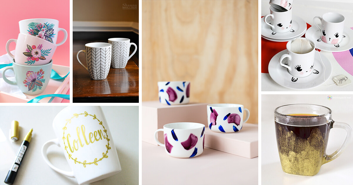 Featured image for “24 Fun and Fabulous DIY Mug Ideas for a Weekend Project”