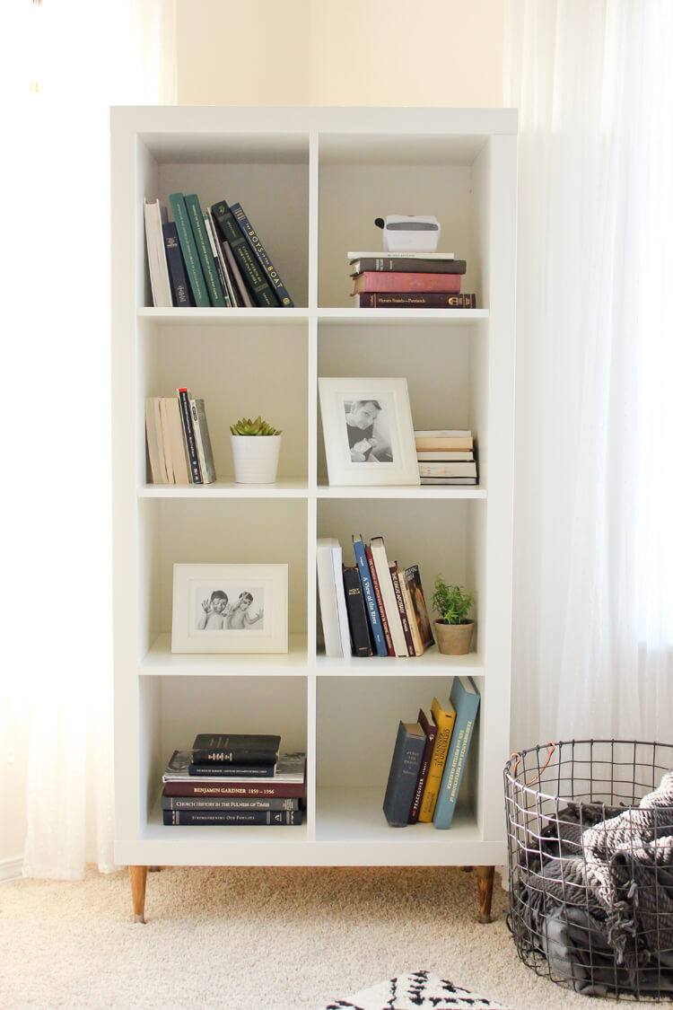 Scandinavian Inspired Minimalist Home Library