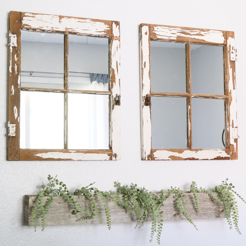 An Adorably Perfect Reflection of Antique Window Charm