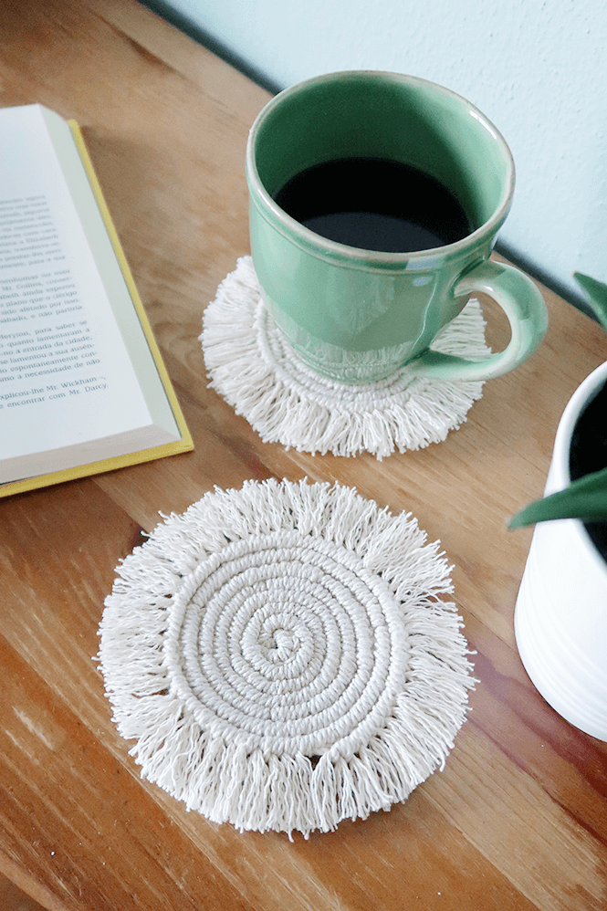 Pretty and Cute Macrame Coasters