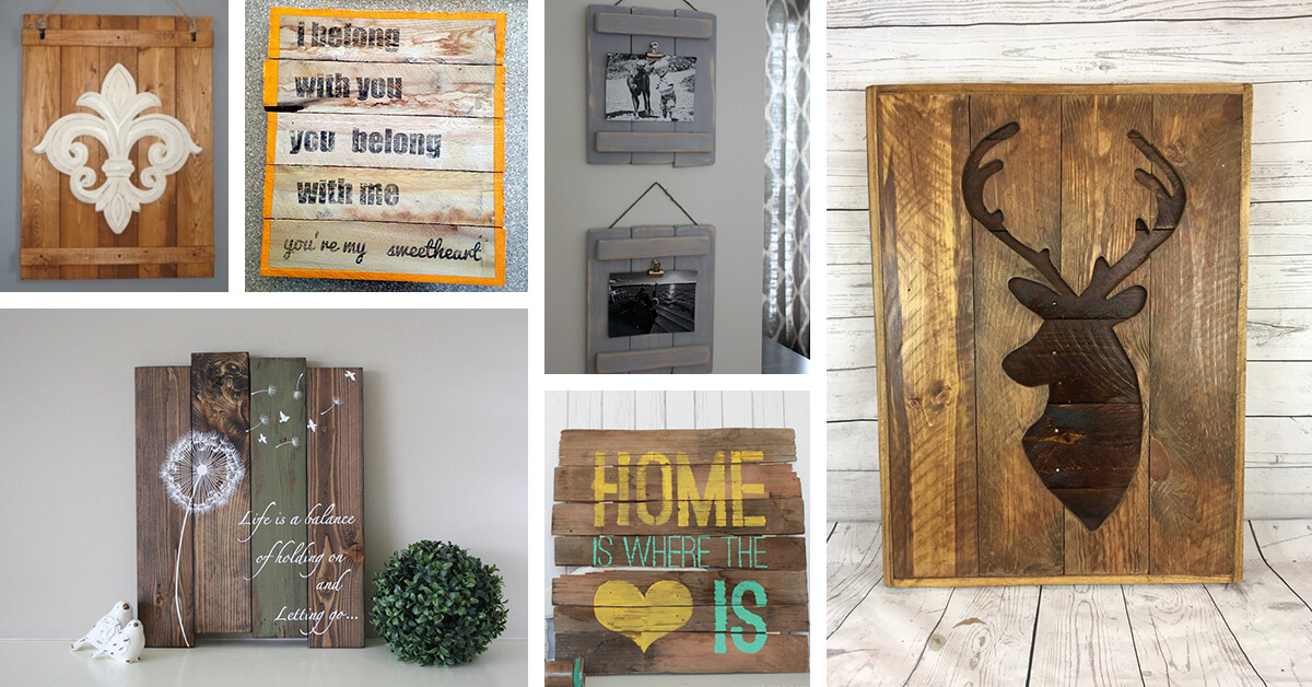 26 Best Diy Pallet Wall Decor And Art Ideas For 2021