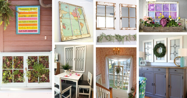 Featured image for 23 Picture Perfect DIY Old Window Projects that Invites Warmth to Your Space