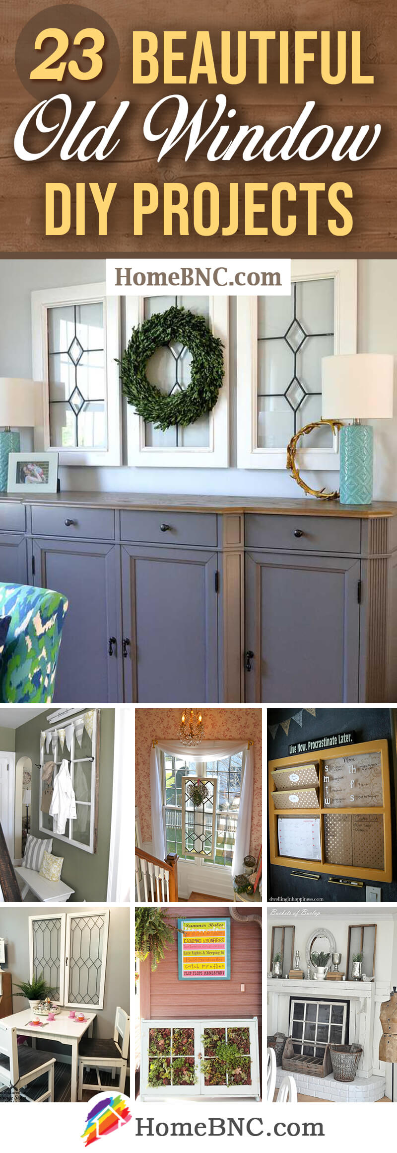 23 Best Old Window DIY Projects that Invites Warmth in 2020