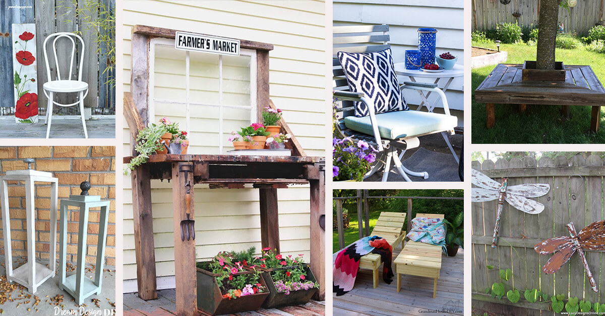 Featured image for “17 Reclaimed Wood DIY Outdoor Projects to Brighten Your Outdoor Space”