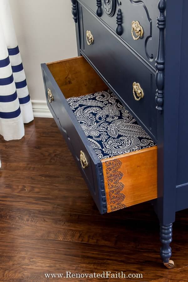 Cool Elegant Decoupage Drawer Liners