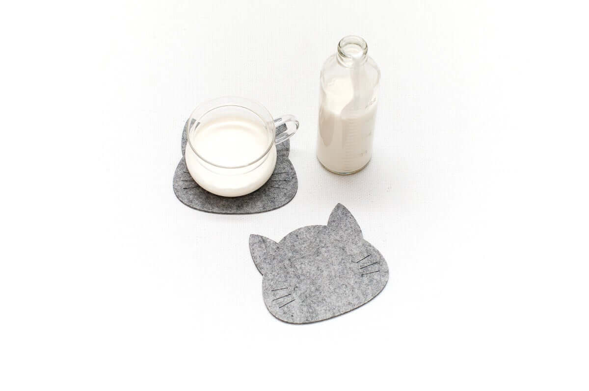 Cats Love Cream and Coasters