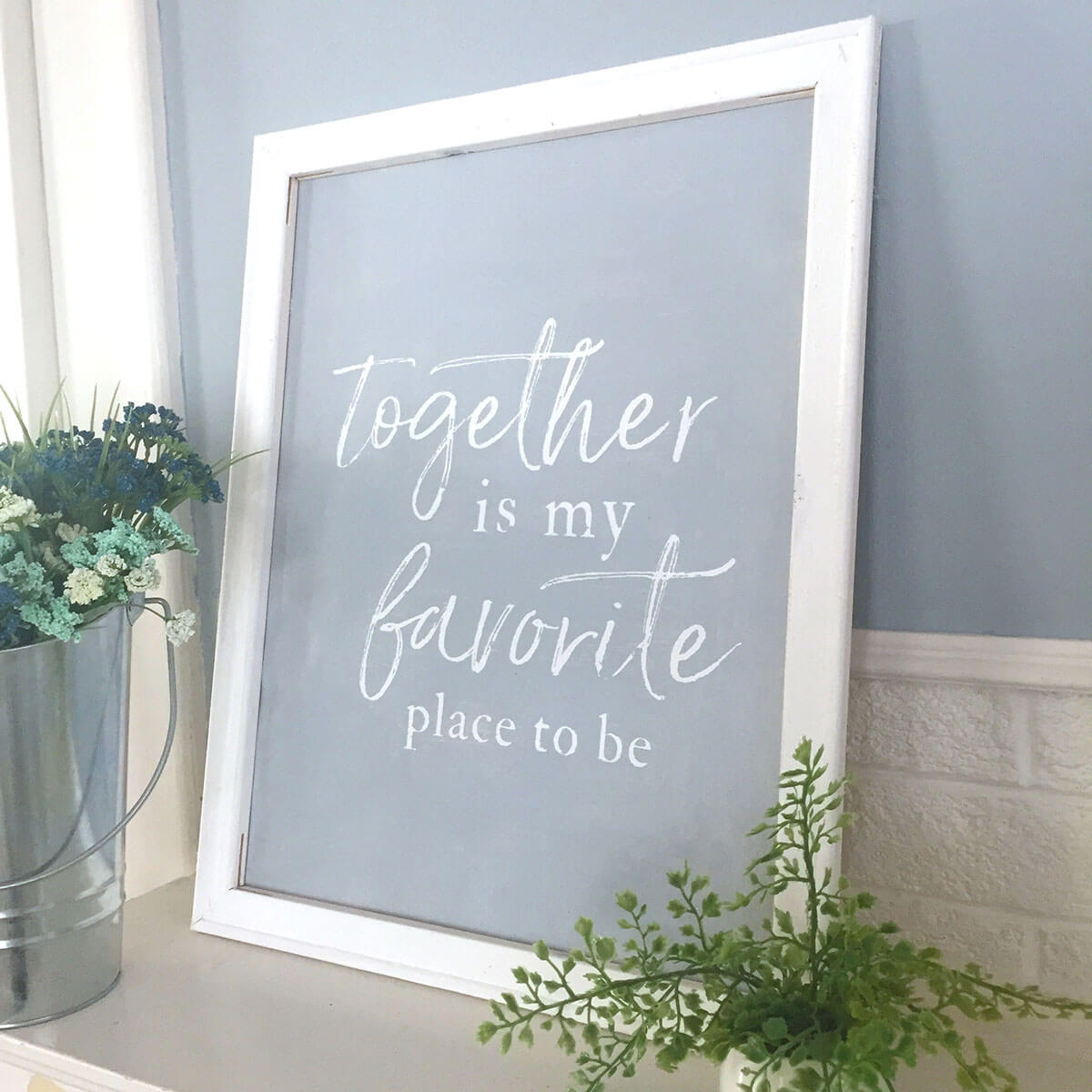 Handmade Chalkboard Sign DIY Project