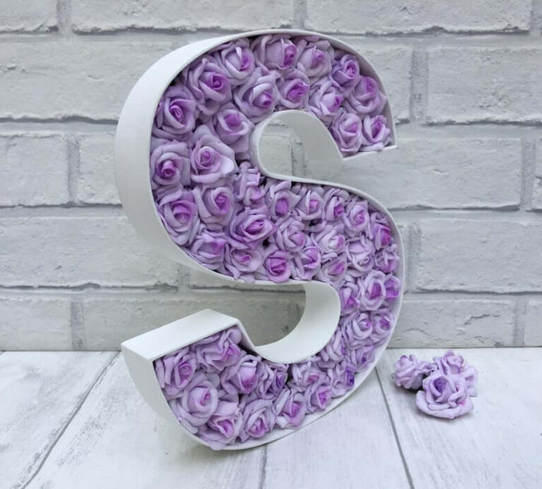 32 Best Flower Letters that will Put Your Signature on Your Home in 2022