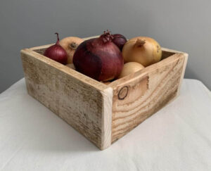 Handmade Pallet Wood Kitchen Storage Box Homebnc