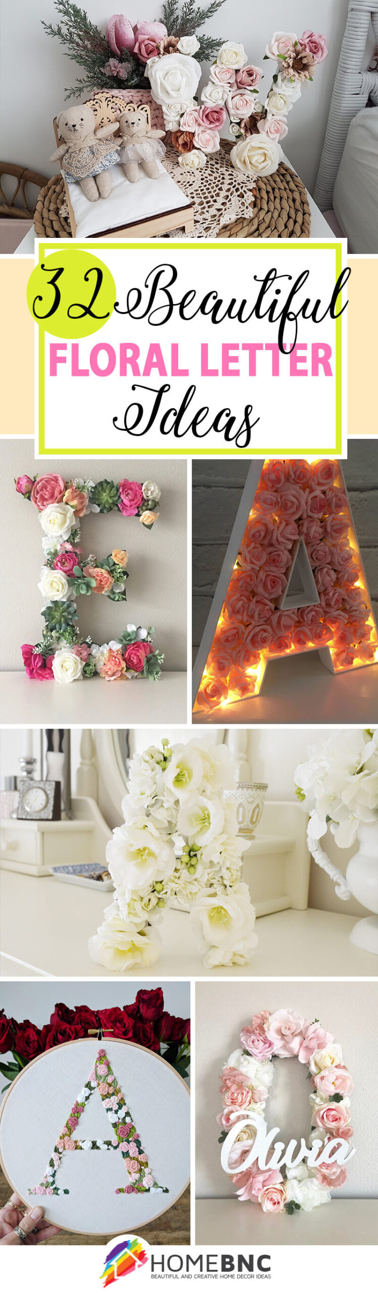 Download 32 Best Flower Letters That Will Put Your Signature On Your Home In 2021