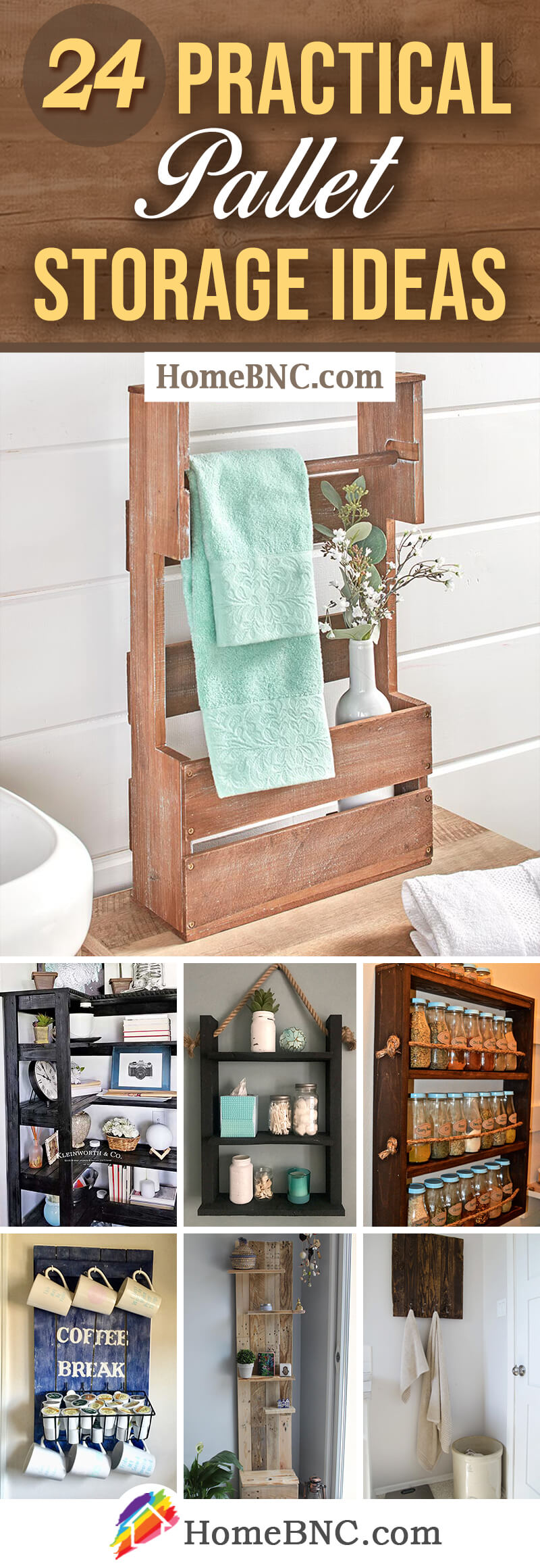 Pallet Wood Over-the-Sink Window Shelf (Kitchen Update 5)