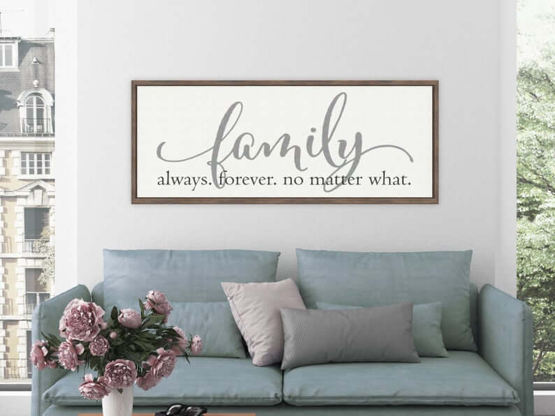 Family Quote Signs For Wall - Beautiful family wall decal with ...