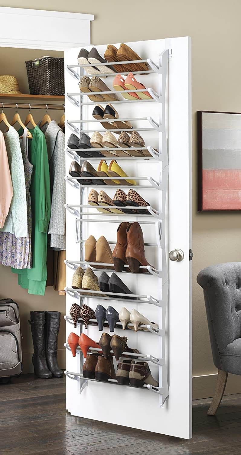 Over-the-Door Hanging Shoe Storage