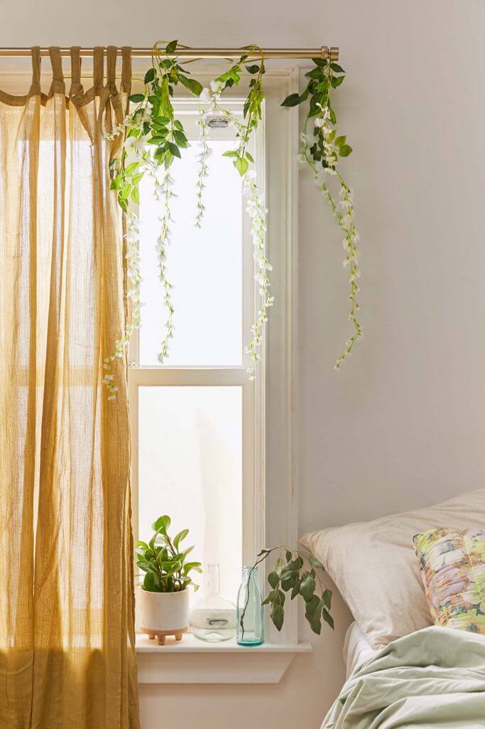 Long and Lanky White Cascading Vines of Flower Garland