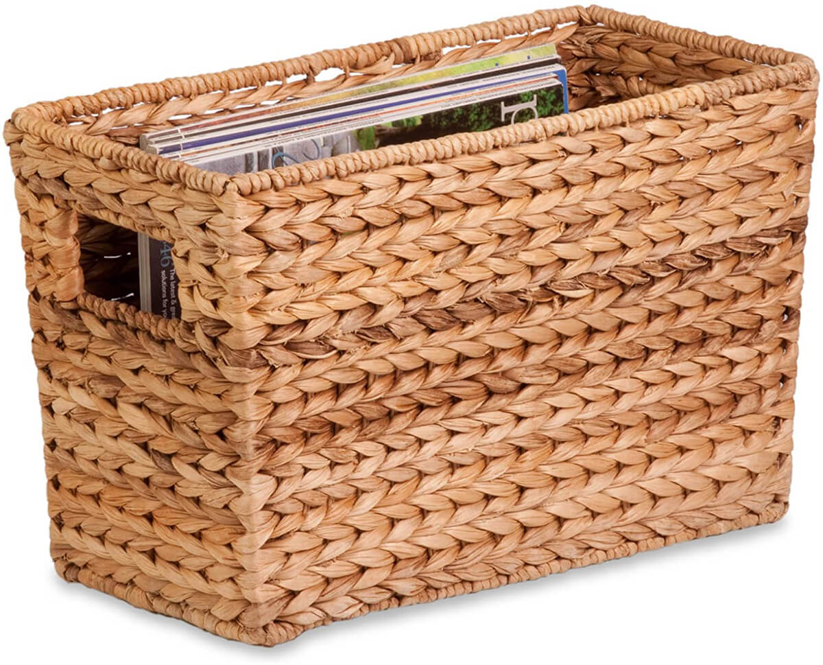 magazine basket for living room