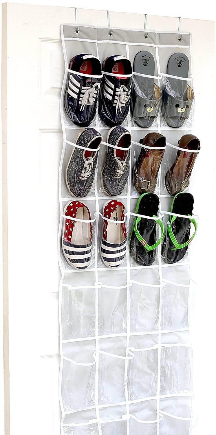 Hanging Door Shoe Rack for 36 Pairs