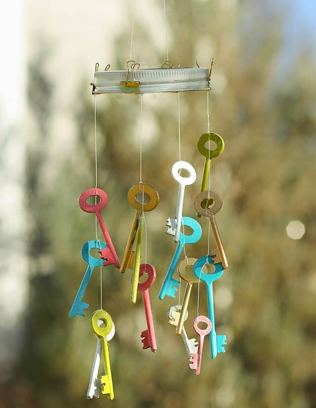 Cute Porch Wind Chime in the Key of Whimsy
