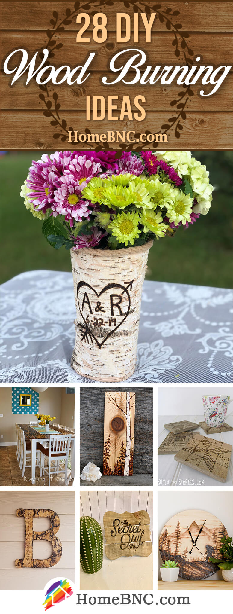 28 Creative DIY Wood Burning Ideas to Add Rustic Charm to Your Home