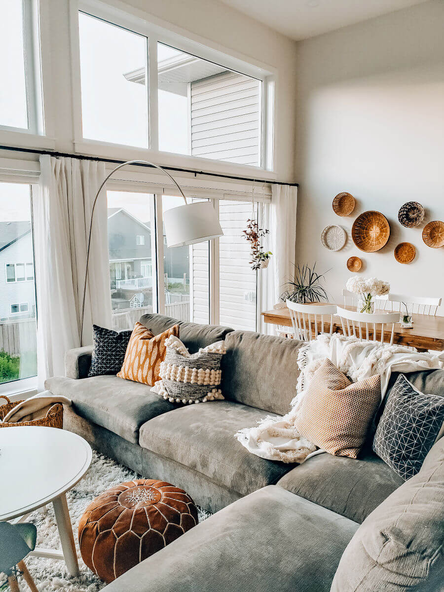 old vintage living room