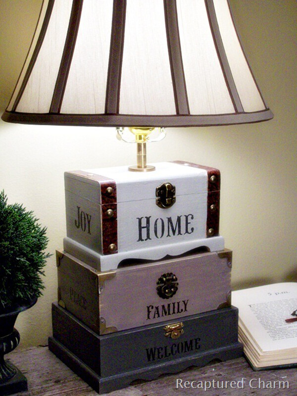 Treasure Your Home and Family with this Unique Stenciled Lamp
