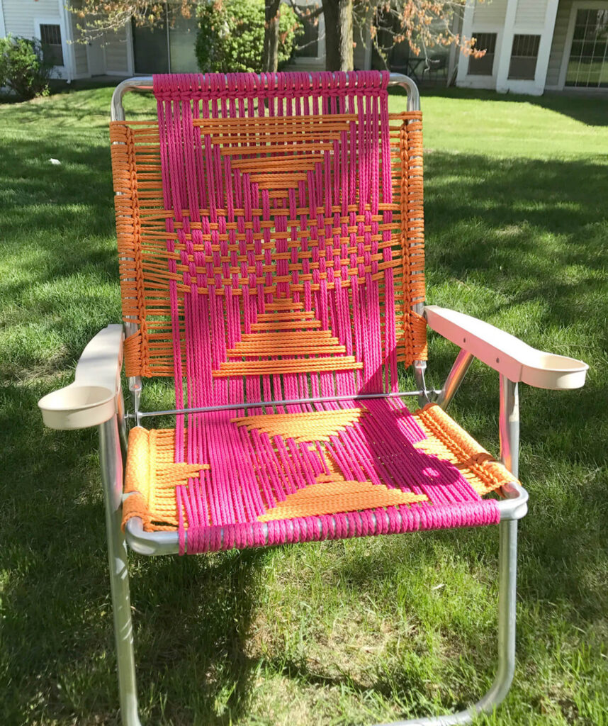 DIY Woven Lawn Chair — Homebnc