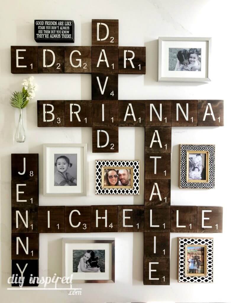 Personalized Wall Art with Vintage Flair