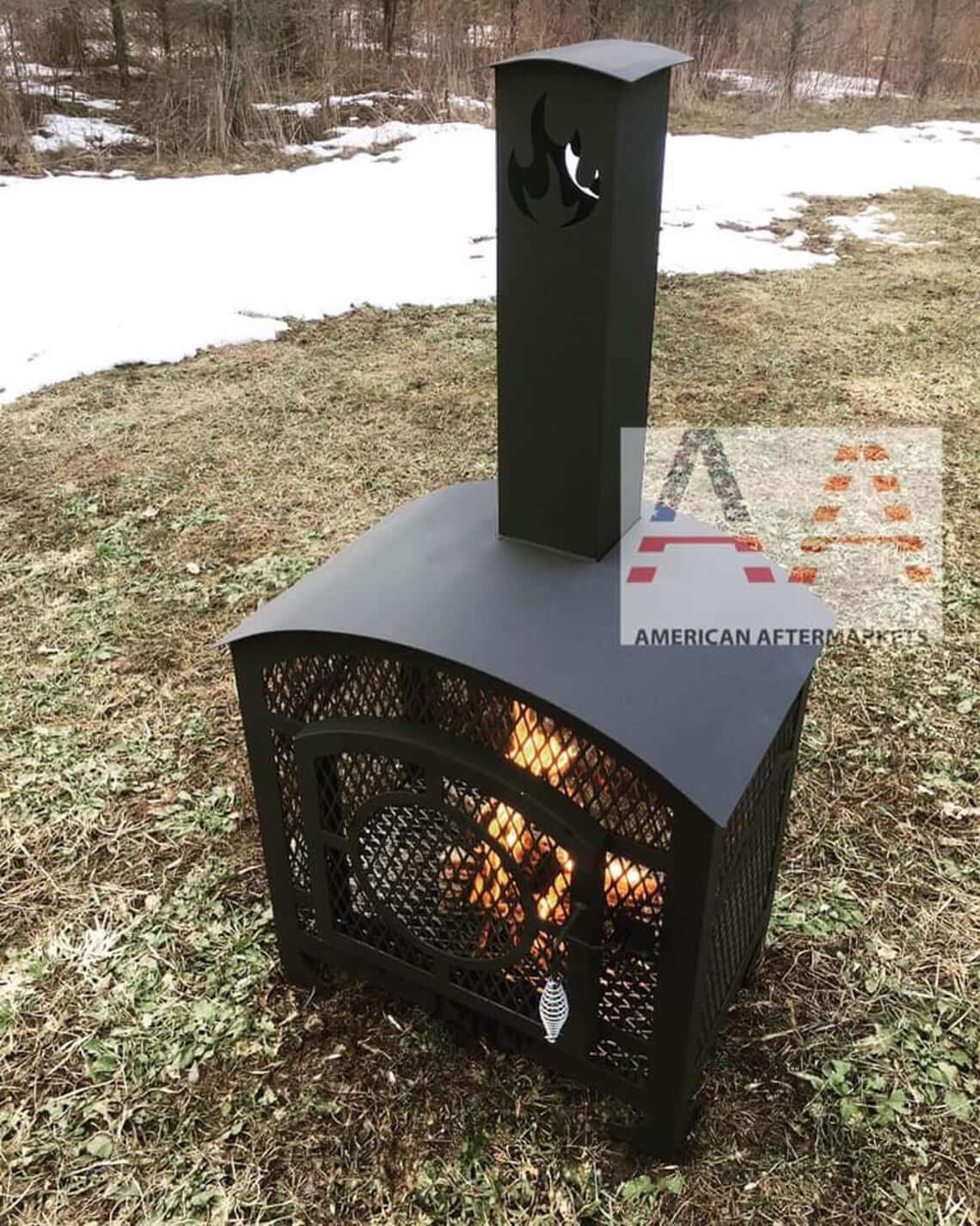 Chiminea Outdoor Fire Place Pit DXF