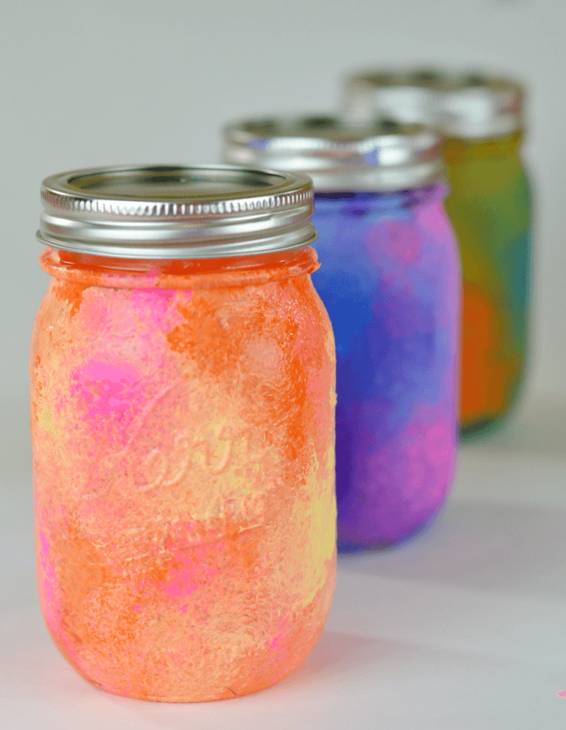 Galaxy Art Handmade Painted Jars
