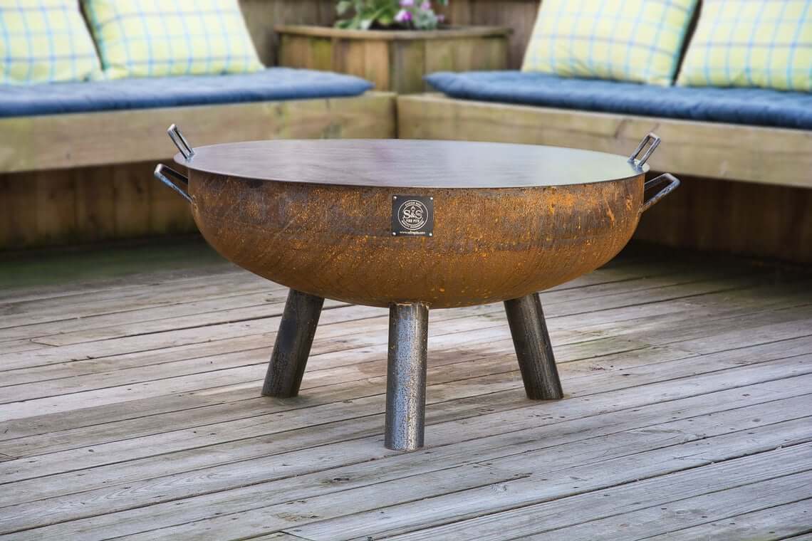 Handcrafted Snuffer Lid and Fire Pit Top