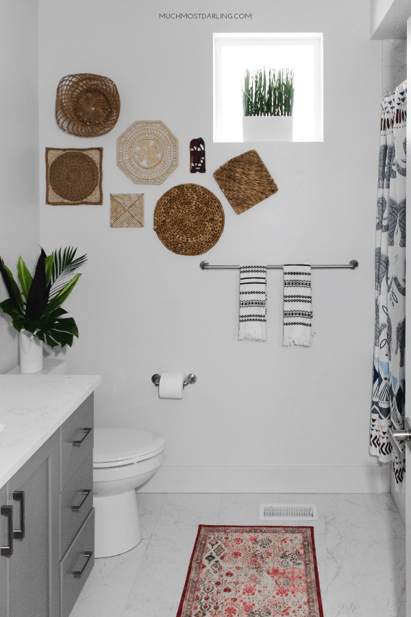 Picture this Textile Wall in your New Bathroom