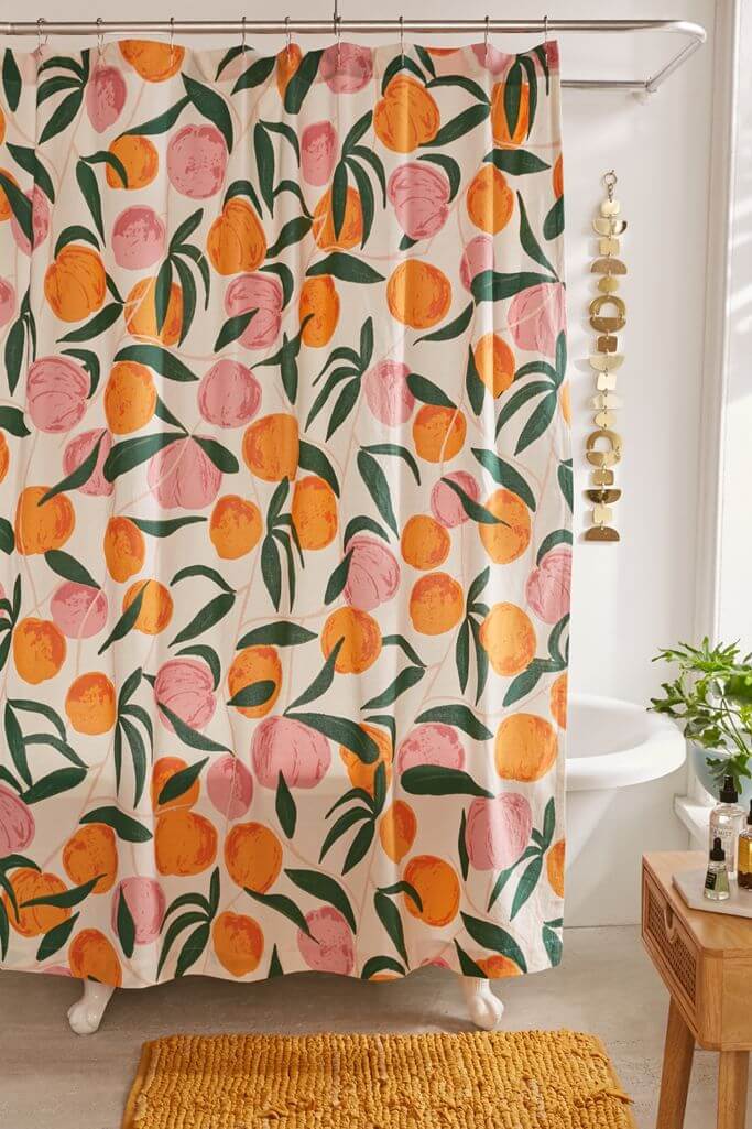 Just Peachy Keen Shower Curtain