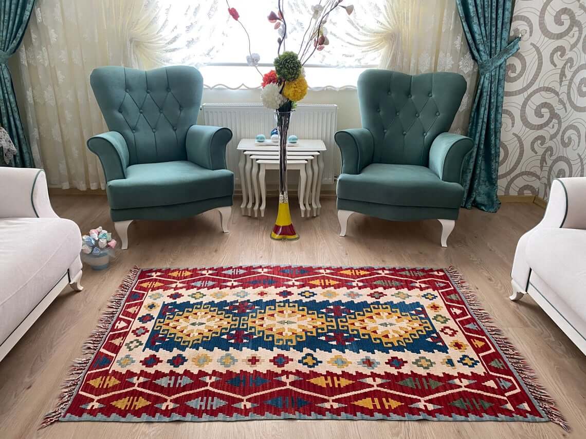 turkish rug living room