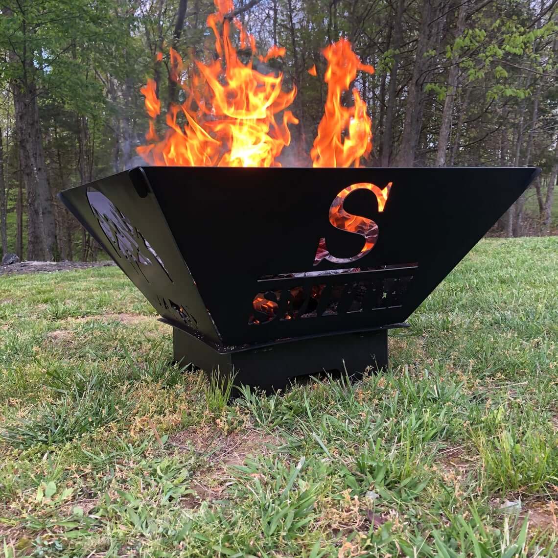 Custom Portable Metal Fire Pit Homebnc, Custom Metal Fire Pit Designs