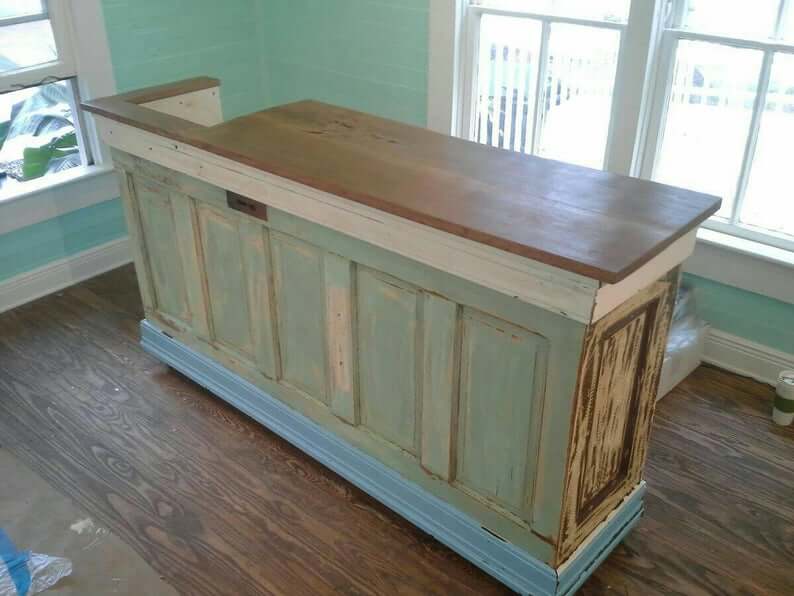 Bar or Store Counter Door Upcycle
