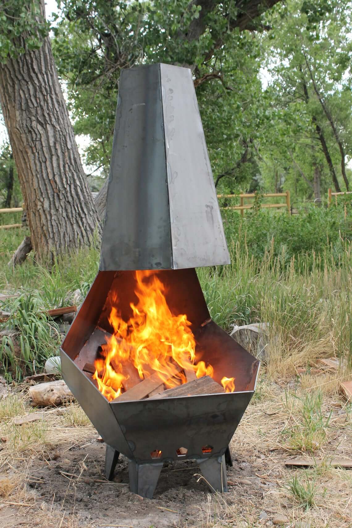 29 Best Metal Fire Pit Ideas To, Metal Tin Fire Pit