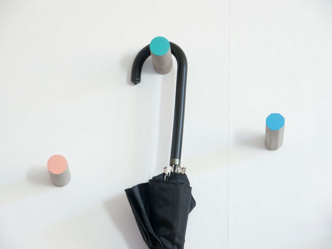 Mix and Match Concrete Wall Hooks