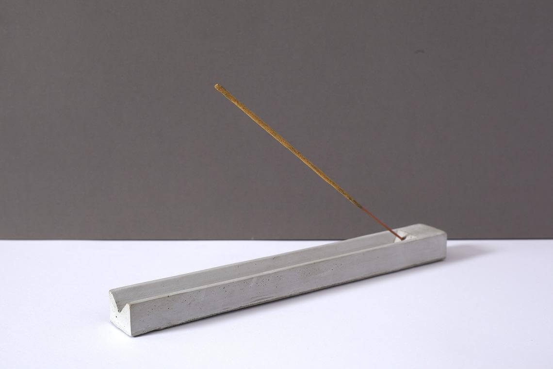 Handmade Incense Holder from Concrete