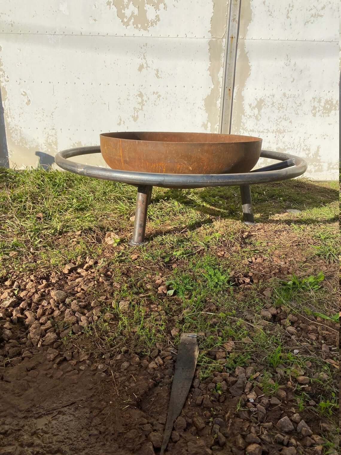 Cool Fire Pit Bowl with Footrest