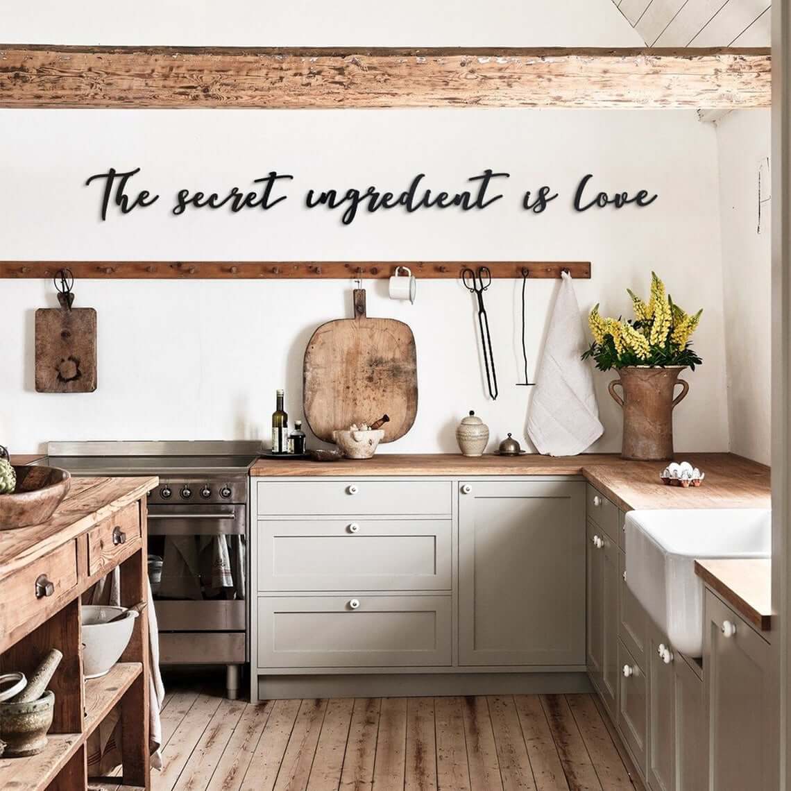 Scripted Secret Ingredient Kitchen Wall Art — Homebnc