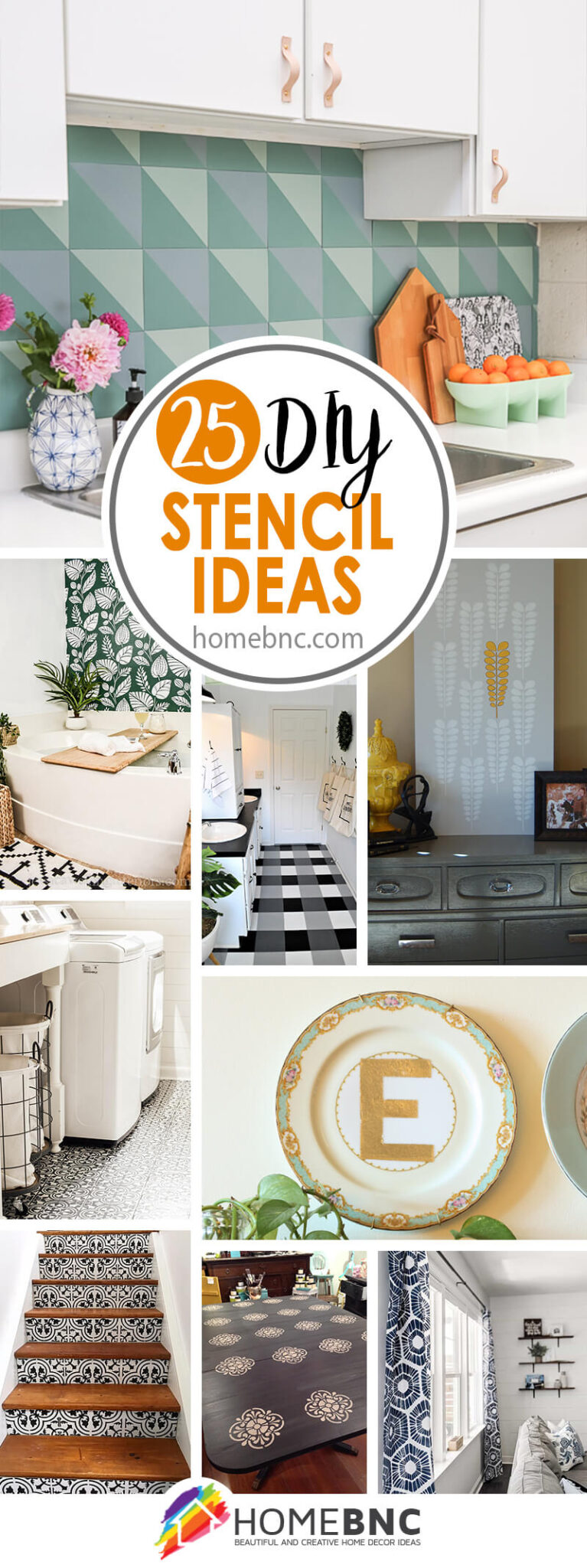 25 Best DIY Stencil Decor Ideas for Your Home in 2021