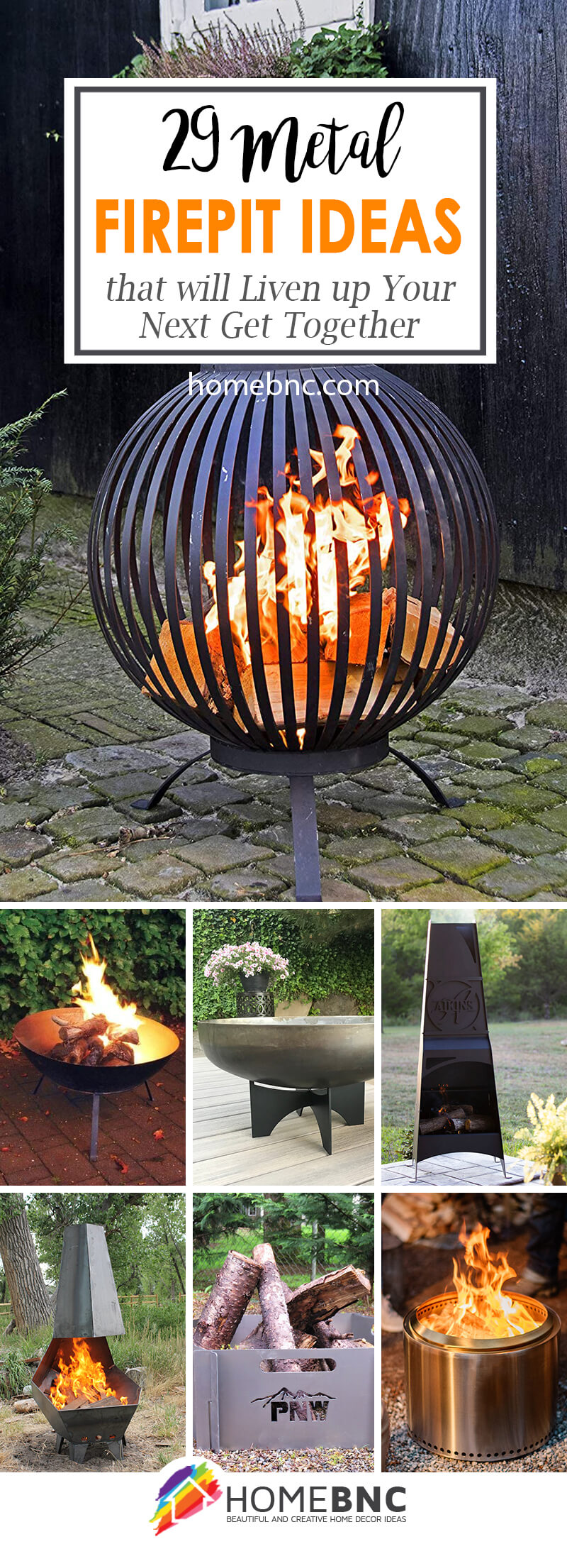 29 Best Metal Fire Pit Ideas To, Decorative Metal Fire Pit Ring