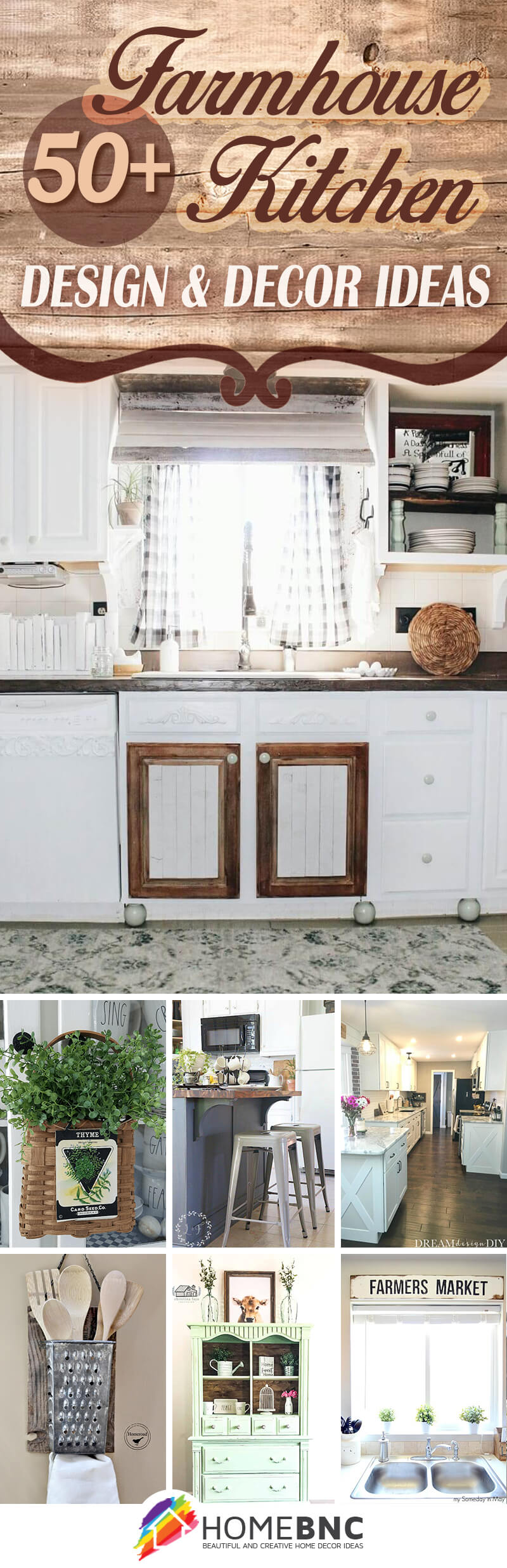 60 Farmhouse Kitchen Decor Ideas • Six Dollar Family