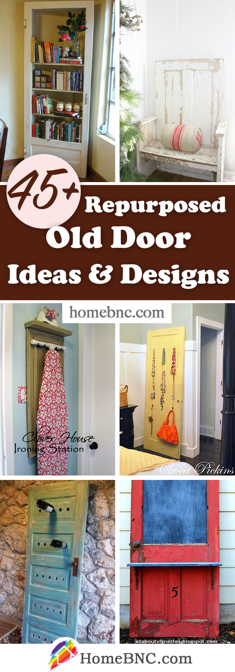 Repurposed Old Door Ideas