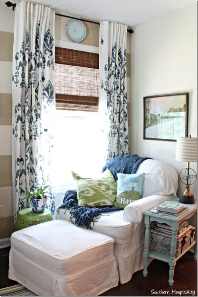 Stunning Yet Simple Stenciled Drapes