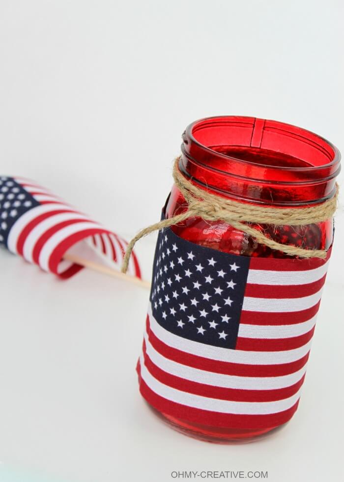 Patriotic Table Vases for any Summer Party