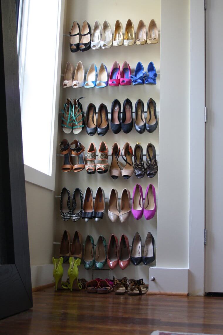 shoes on the wall ideas