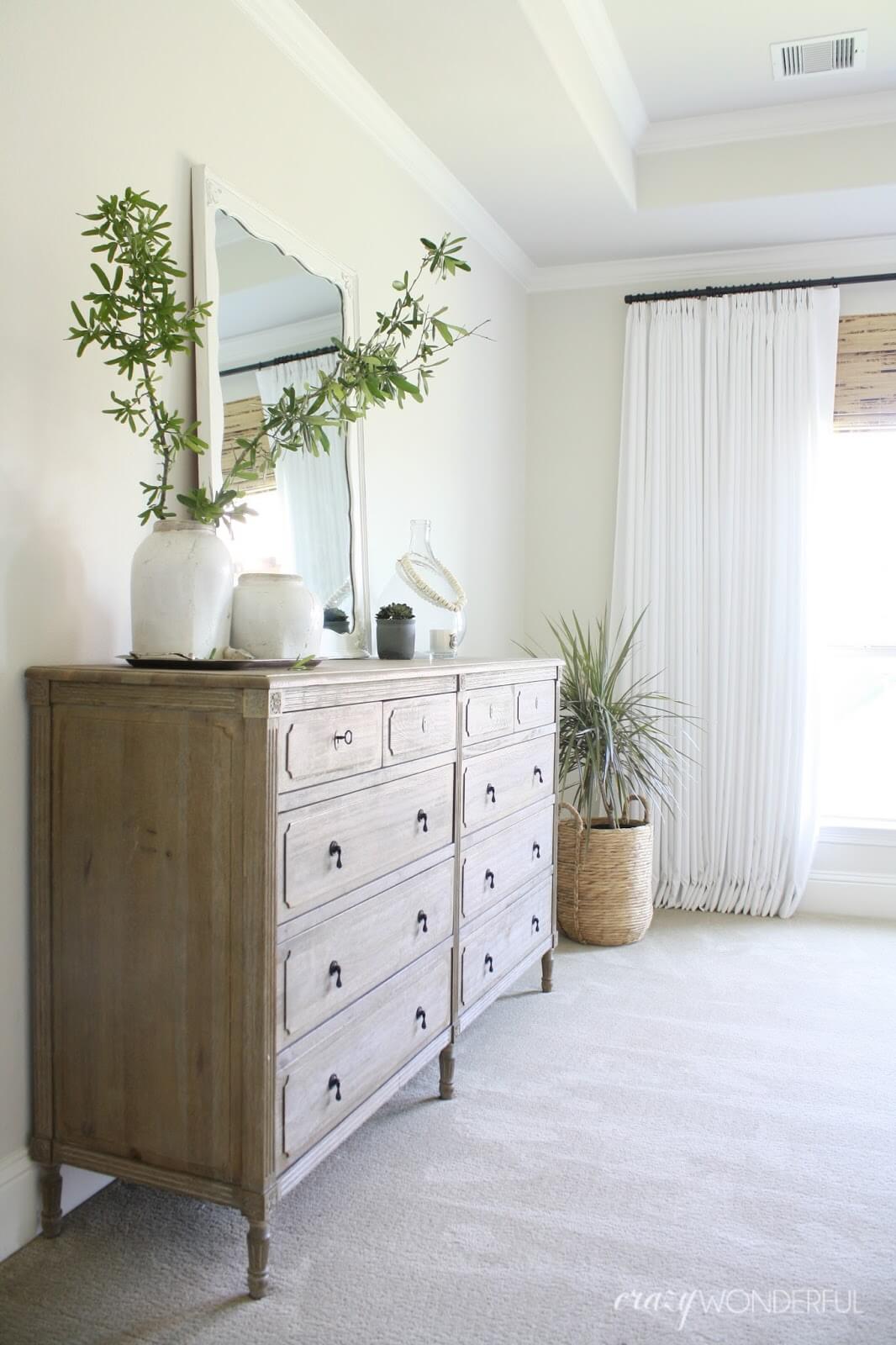 Light, Airy, and Purified Air Farmhouse Bedroom