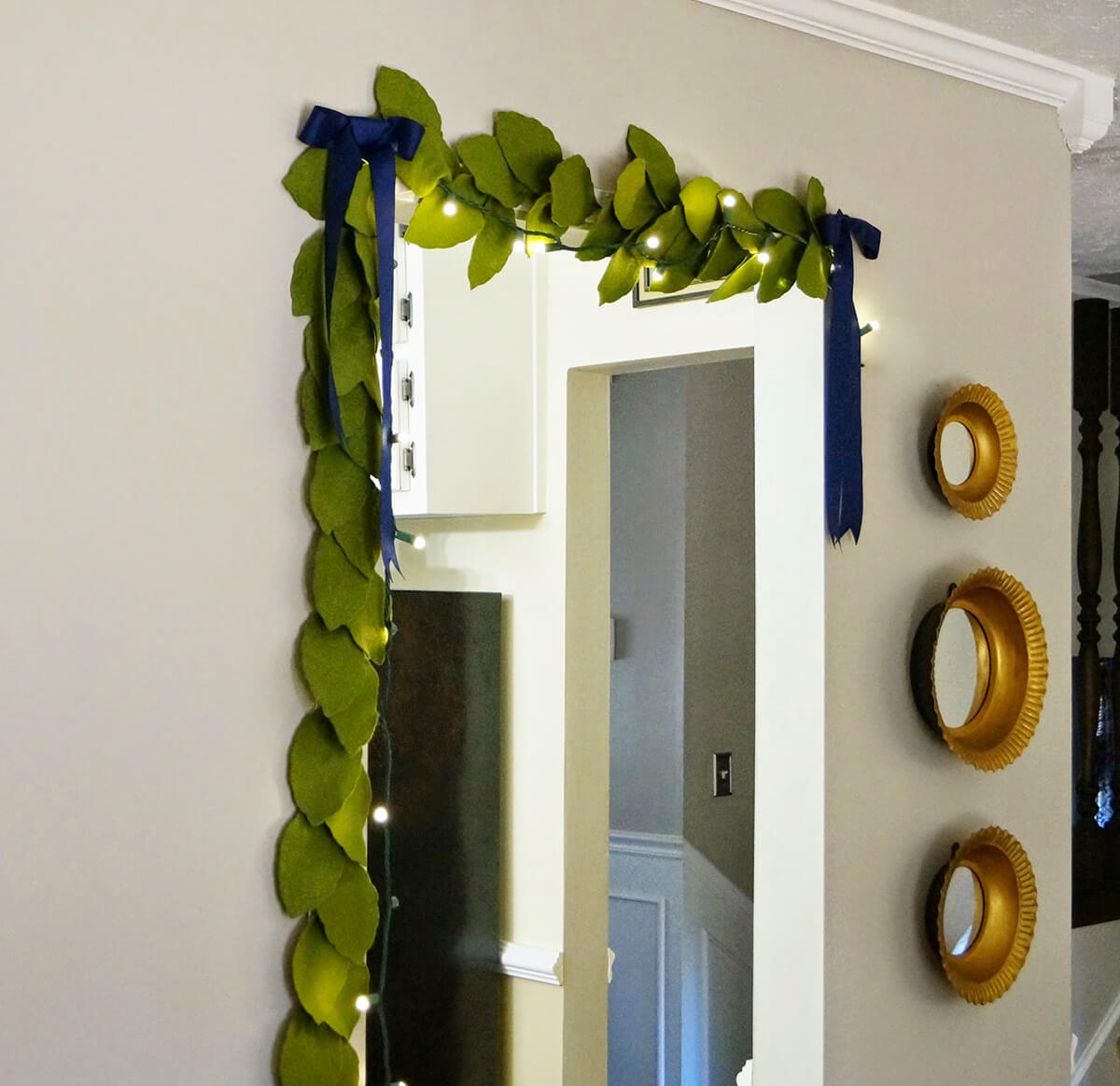 Classic Greenery Garland in Felt