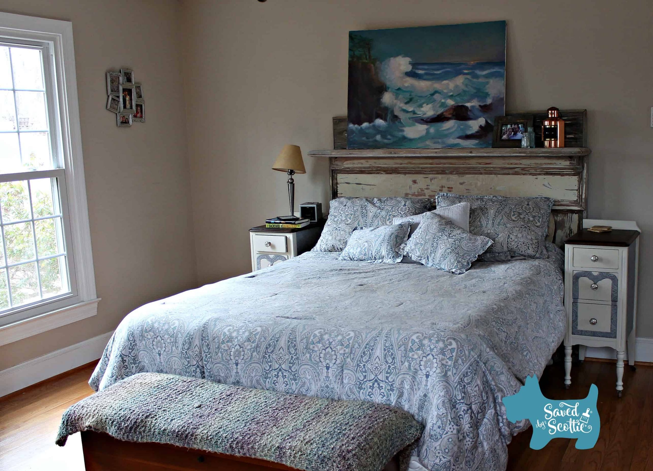 Seaside and Vintage Farmhouse Bedroom