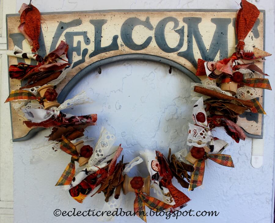Welcome Guests with Rustic and Country Garland